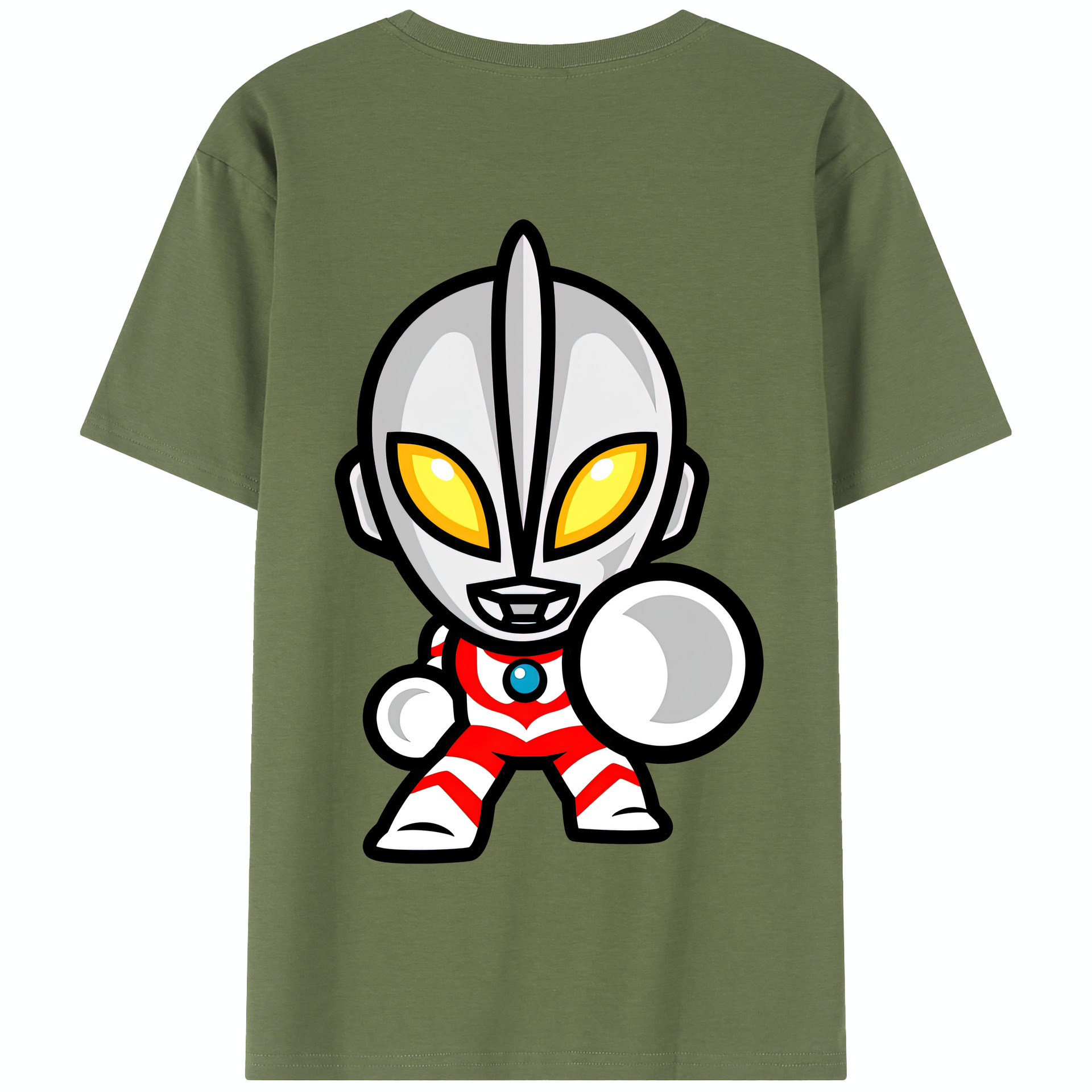 （画像用） ウルトラマン Ultraman 綿100％半袖Tシャツ（背面プリント）